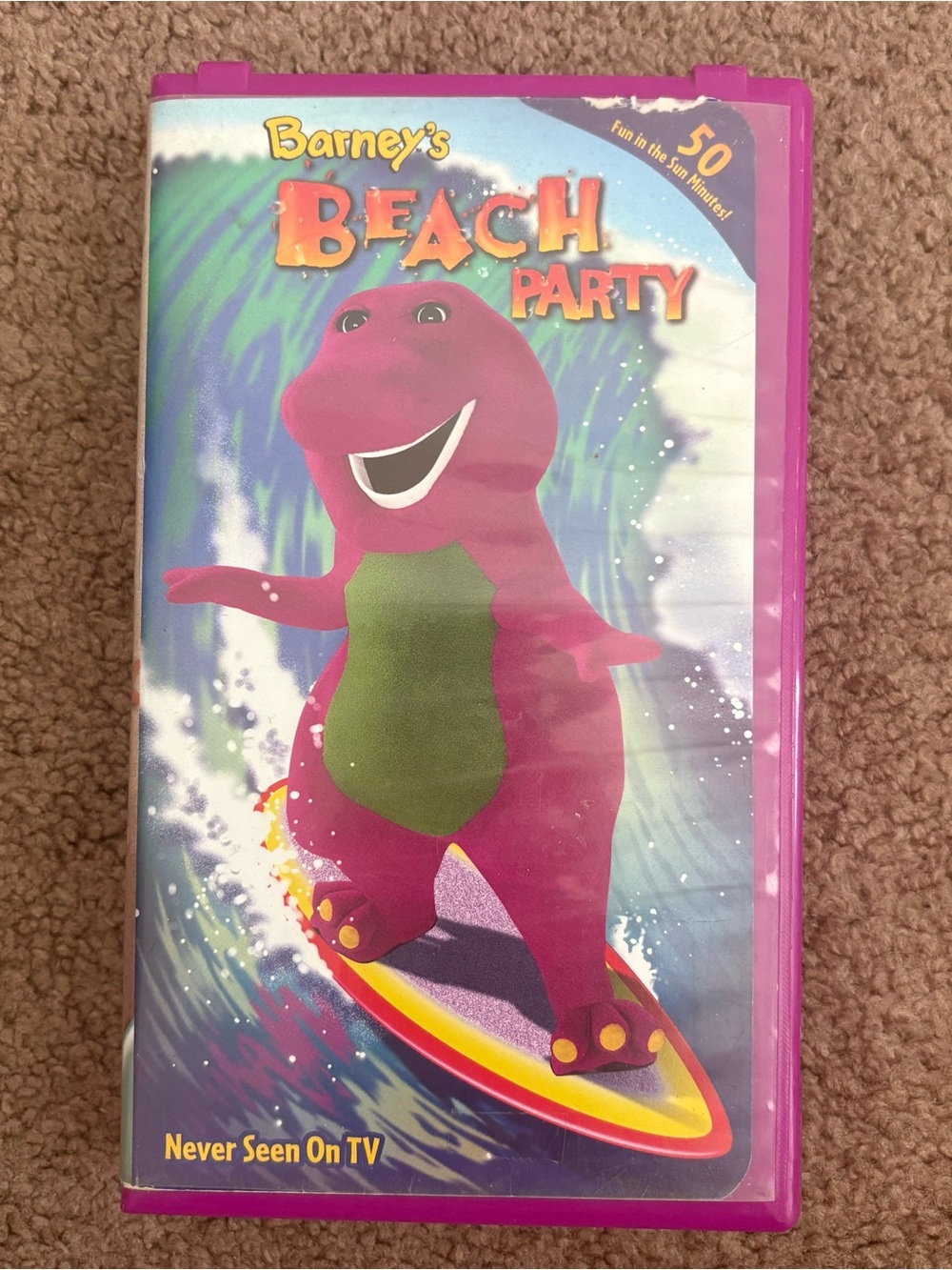 Barney's Beach Party VHS (2001) Lyrick Studios NTSC, Never Seen On TV